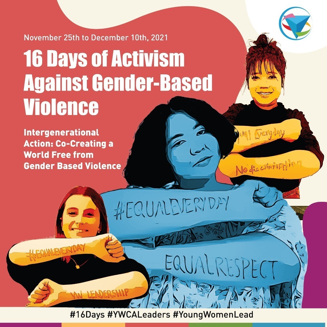 Join Us For 16 Days Of Activism Against Gender Based Violence World YWCA